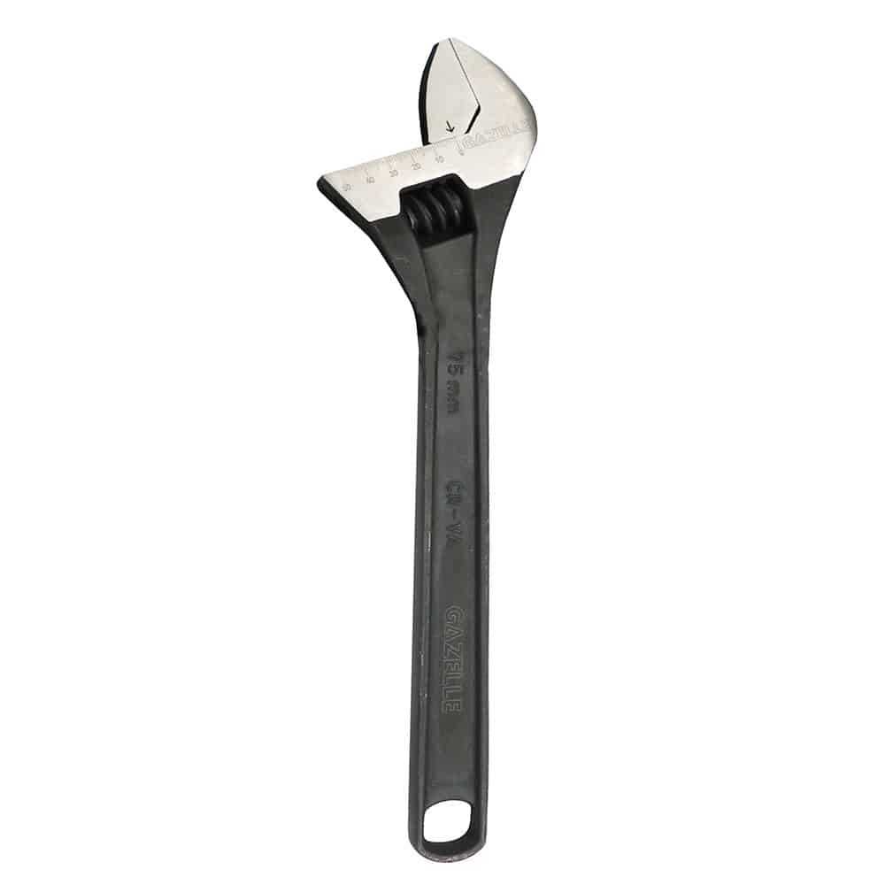 15 In. Adjustable Wrench, Black (400mm)